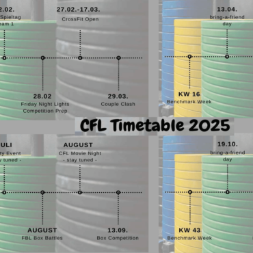 CFL TIMETABLE 2025